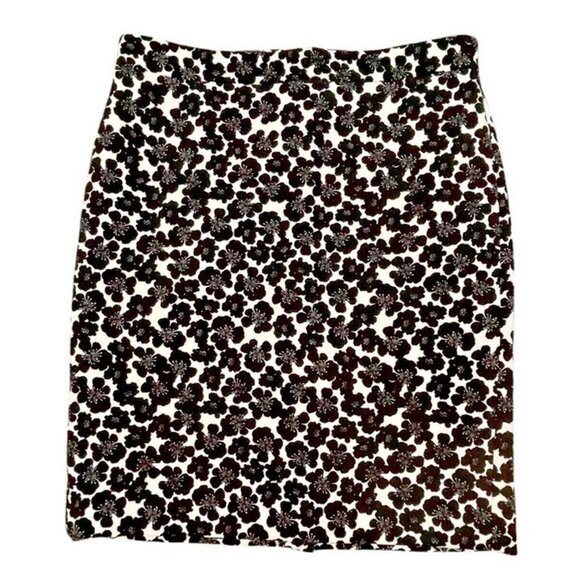J. CREW WOMEN'S FLORAL PENCIL SKIRT SIZE 8 - Picture 1 of 5